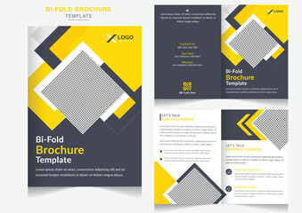 Fototapeta premium Creative corporate business brochure template layout design, business profile editable template design