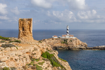 Fototapeta na wymiar Torre de Cala Figuera auf Mallorca, Spanien 