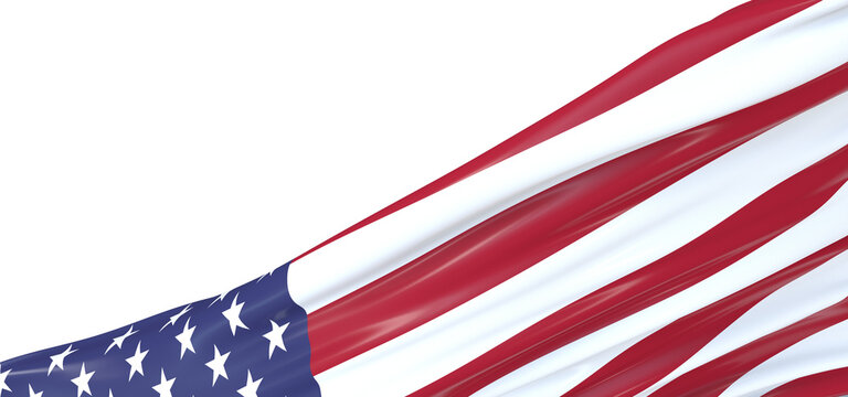Virtual Heritage: Enchanting 3D USA Flag Preserves American Legacy