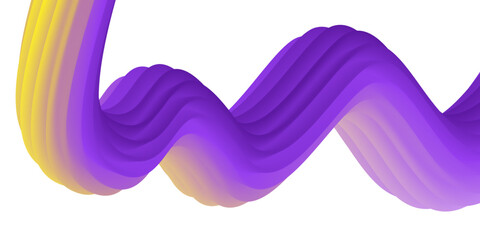 Abstract volumetric background. Cords. Tube toothpaste. Minimalism. Creative modern background. Cover design, wallpaper, background. EPS vector.