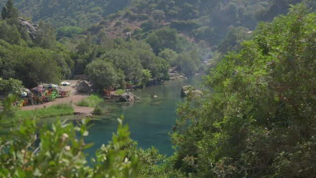 Akchour Falls Valley, Morocco 4k 50fps