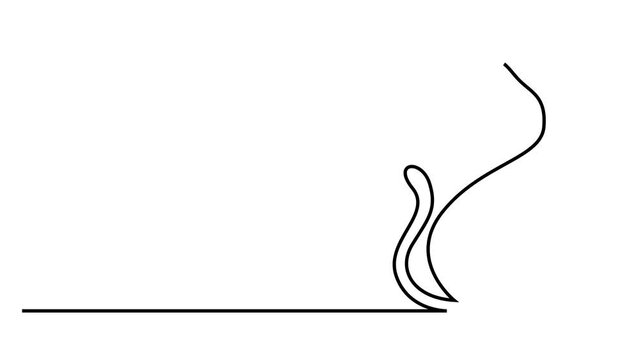 Continuous one line drawing. dog and cat logo. Black and white vector illustration3