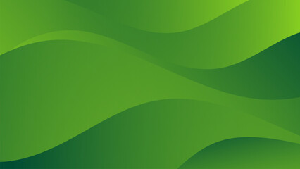 abstract green background with dynamic shapes composition. vector illustration