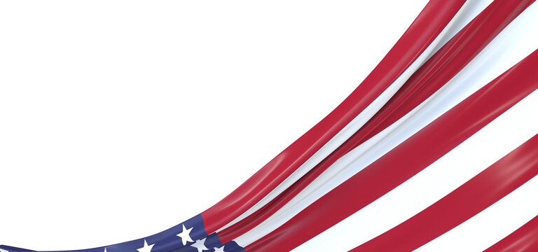 Virtual Heritage: Enchanting 3D USA Flag Preserves American Legacy