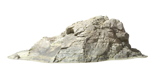 3d rendering rocks mountains shapes on transparent backgrounds png