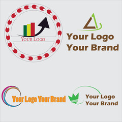 Abstract logos mega collection. Old emblem, logo frame and vintage silhouette badges hipster design vector