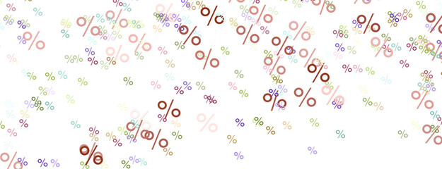 sale digital percent in transparent