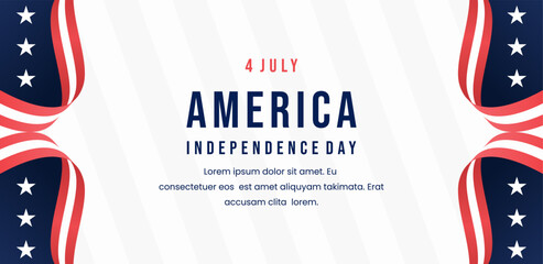 red blue and white background for america independence day