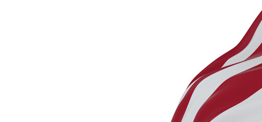 Visual Allegiance: Powerful 3D USA Flag Unites the Nation