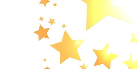 Obraz premium XMAS Banner with golden decoration. Festive border with falling glitter dust and stars.