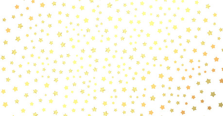 XMAS Stars - A gray whirlwind of golden snowflakes and stars. New (PNG transparent)