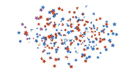 XMAS Stars - colored stars - png transparent
