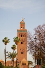 Fototapeta na wymiar Al Koutoubia Mosque in Marrakech Morocco