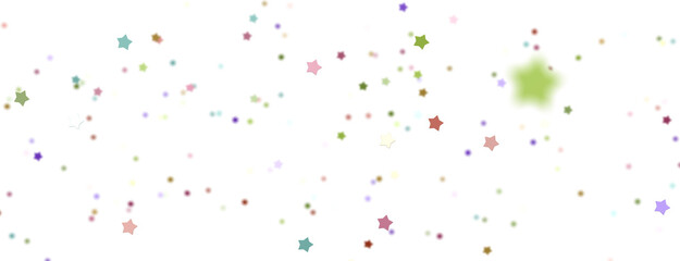 XMAS stars. Confetti celebration, Falling colourful abstract decoration for party, birthday celebrate,
