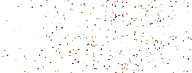 colorful Stars - A gray whirlwind of golden snowflakes and stars. New