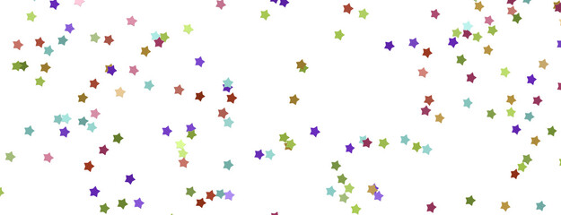 XMAS Stars - Festive christmas card. Isolated illustration white background. -