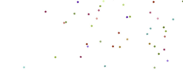 colorful Stars - stars background, sparkle lights confetti falling. magic shining Flying christmas stars on night