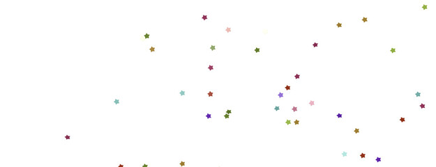 XMAS A colored whirlwind of snowflakes and stars. New