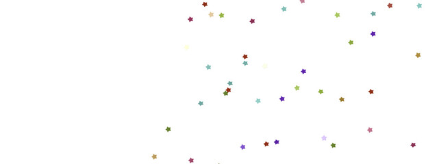 colorful Stars - stars background, sparkle lights confetti falling. magic shining Flying christmas stars on night