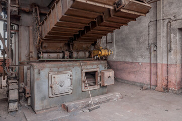 Exploring the Enigmatic Beauty of an Abandoned, Historic Boiler Room: Unveiling the Secrets of a Forgotten Architectural Gem