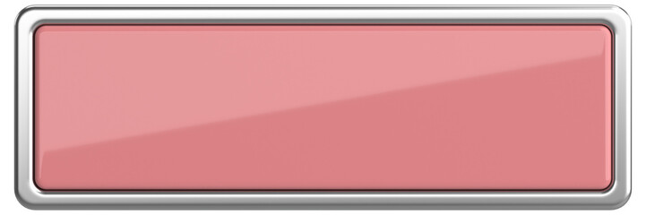 Obraz premium 3D button. Empty button. 3D illustration.