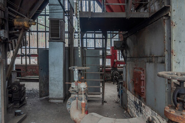 Exploring the Enigmatic Beauty of an Abandoned, Historic Boiler Room: Unveiling the Secrets of a Forgotten Architectural Gem