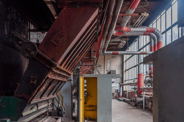 Exploring the Enigmatic Beauty of an Abandoned, Historic Boiler Room: Unveiling the Secrets of a Forgotten Architectural Gem