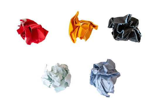 Papel, colores, pelota
