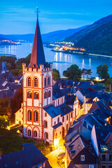 Bacharach old town in Germany