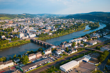 Trier aerial panoramic view, Germany