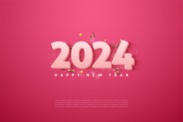 happy new year 2024 background