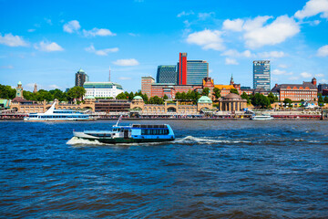 Obraz premium Hamburg city centre view, Germany