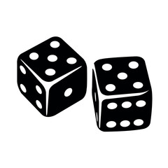 Play Games Flat Black Icon Isolate On White Background Vector Illustration | Seo Icons