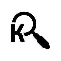 Keywords Research Flat Black Icon Isolate On White Background Vector Illustration | Seo Icons