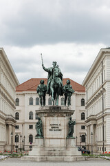 Monument to King Ludwig I in Munich, Germany