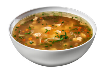 Split pea soup on transparent background. Generative AI. - obrazy, fototapety, plakaty