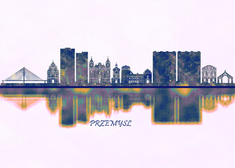 Przemysl Skyline. Cityscape Skyscraper Buildings Landscape City Background Modern Art Architecture Downtown Abstract Landmarks Travel Business Building View Corporate © Towseef Dar