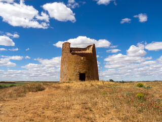 Palomar del Conjunto de palomares de la localidad de Villamayor de Campos. Zamora, Castilla y...