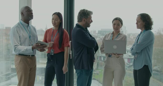 Group of Business People Meeting at Conference