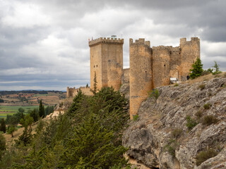 Castillo de Peñaranda de Duero (siglo XI). Burgos, Castilla y León, España.