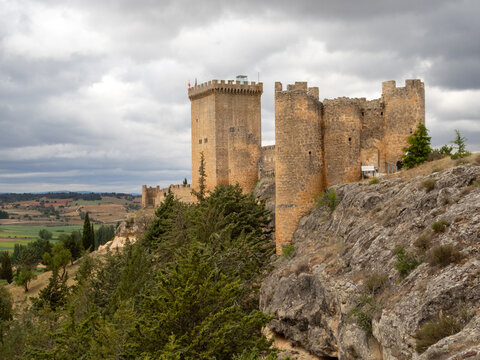 Castillo de Pe&ntilde;aranda de Duero (siglo XI). Burgos, Castilla y Le&oacute;n, Espa&ntilde;a.