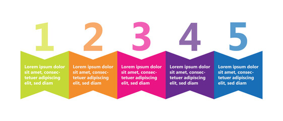 Infographic design templates for business and education can be replaceable. Vector illustration. Process infographic.