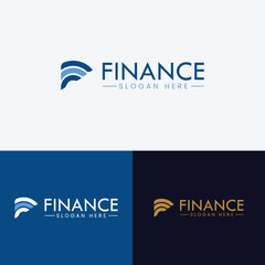 abstract finance business logo