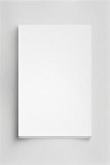 Blank Canvas: A White Paper Background for Your Creative Ideas