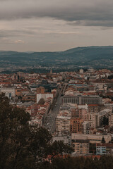 view from the top of the city 