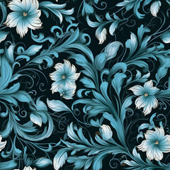 Flower pattern seamless