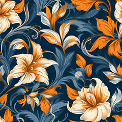 Flower pattern seamless