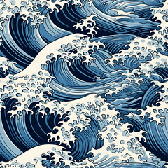 The Great Wave off Kanagawa pattern