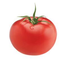 tomato isolated on white background with clipping path