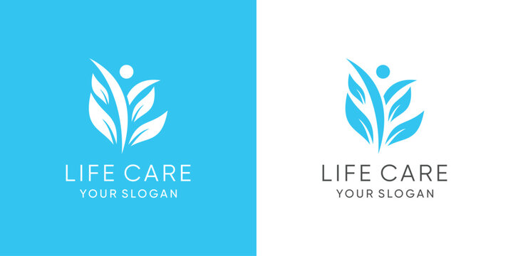 Healthcare Logo With Modern Creative Abstract Concept